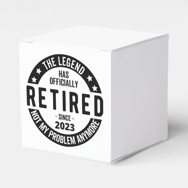The Legend Has Officially Retired, Retired 2023 Favor Box (Front Side)