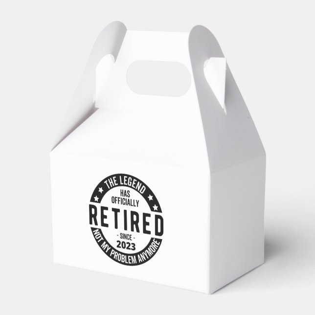 The Legend Has Officially Retired, Retired 2023 Favor Box (Front Side)