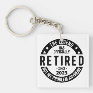 The Legend Has Officially Retired, Retired 2023 Keychain