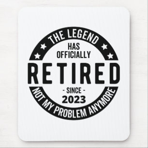 The Legend Has Officially Retired, Retired 2023 Mouse Pad