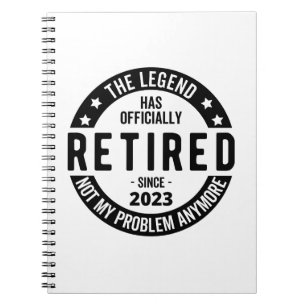 The Legend Has Officially Retired, Retired 2023 Notebook
