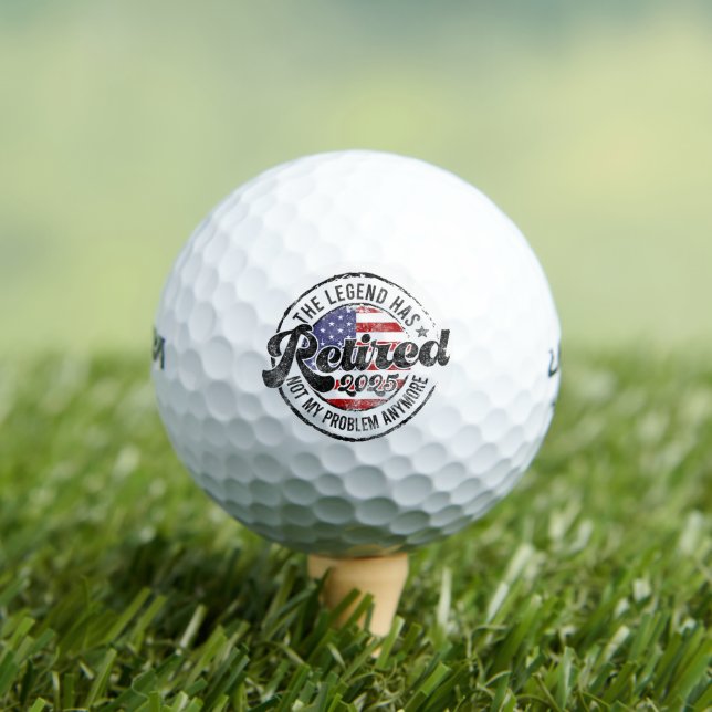The Legend Has Retired 2025 Officially Retired  Golf Balls (Insitu Tee)