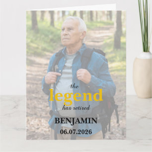 The Legend has Retired, Black and Gold Card