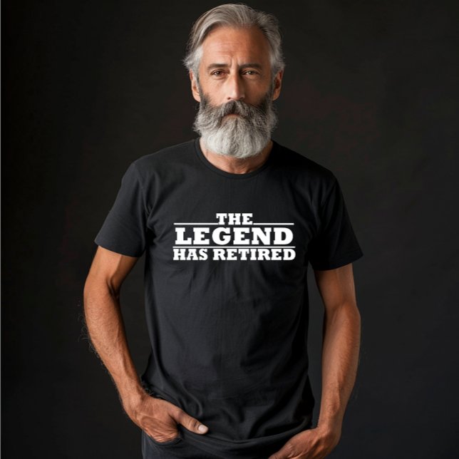 The Legend Has Retired funny retirement T-Shirt (Creator Uploaded)