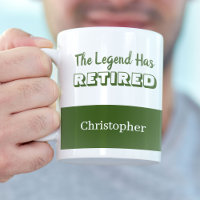 The Legend Has Retired Green White Retirement