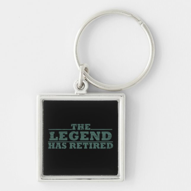 The legend has retired keychain (Front)