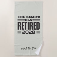 The Legend Has Retired Personalized Retirement
