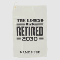 The Legend Has Retired Personalized Retirement
