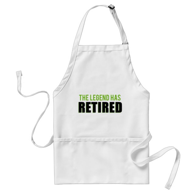 The Legend Has Retired Standard Apron (Front)