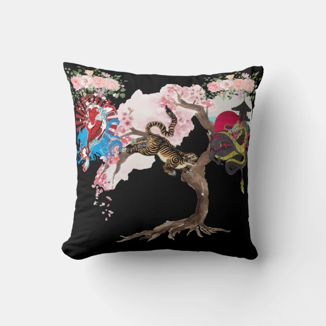 The Legend Hides With Us T-Shirt Throw Pillow (Front)