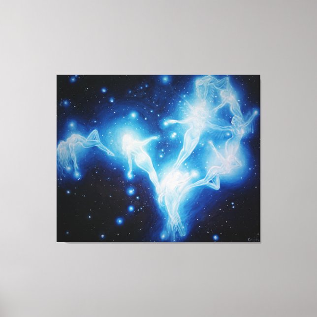The legend of the Pleiades Canvas Print (Front)