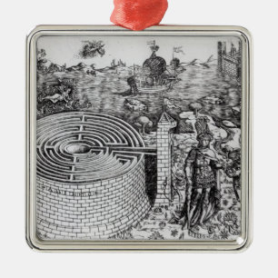 The Legend of Theseus Metal Ornament