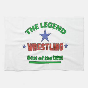 The Legend Of Wrestling Kitchen Towel