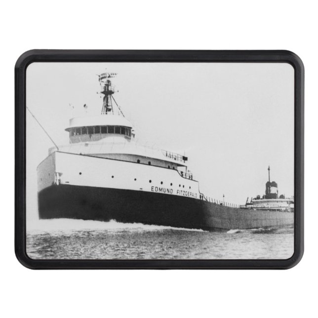 The Legendary S.S. Edmund Fitzgerald Trailer Hitch Cover (Front)