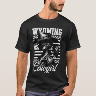 The legendary Wyoming Cowgirl Rodeo T-Shirt