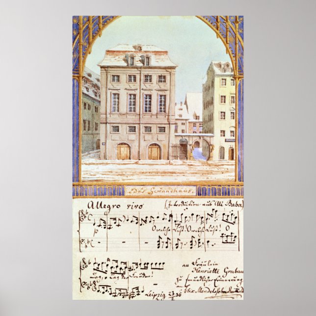 The Leipzig Gewandhaus Poster (Front)