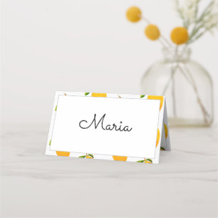 The Lemon Place card