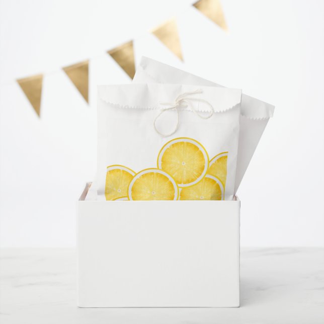 The Lemon Spritz Yellow Favour Bag (Party)