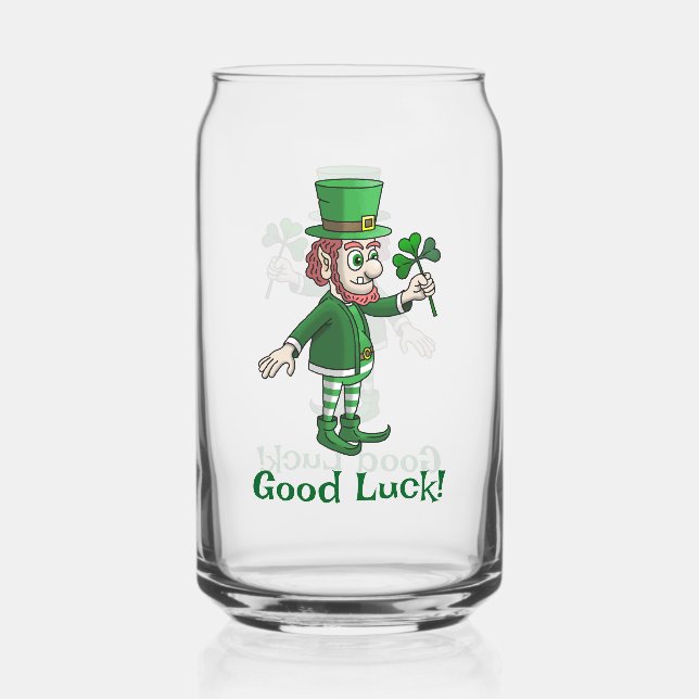 The Leprechaun holding a shamrock (Recto)