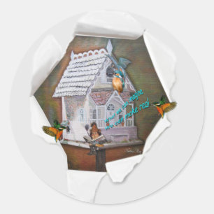 The Leprechaun story teller T-Shirt Classic Round Sticker