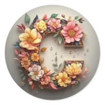 The Letter C Envelope Sticker