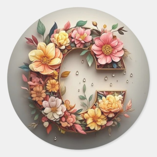 The Letter C Envelope Sticker (Front)