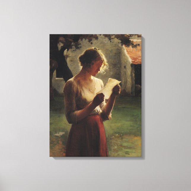 The Letter Canvas Print (Front)