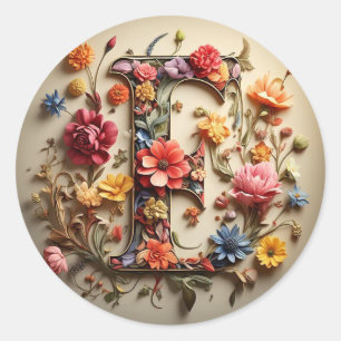 The Letter F Envelope Sticker