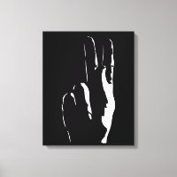 the letter K in sign language