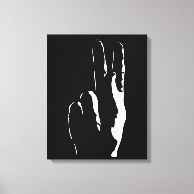 the letter K in sign language (Front)