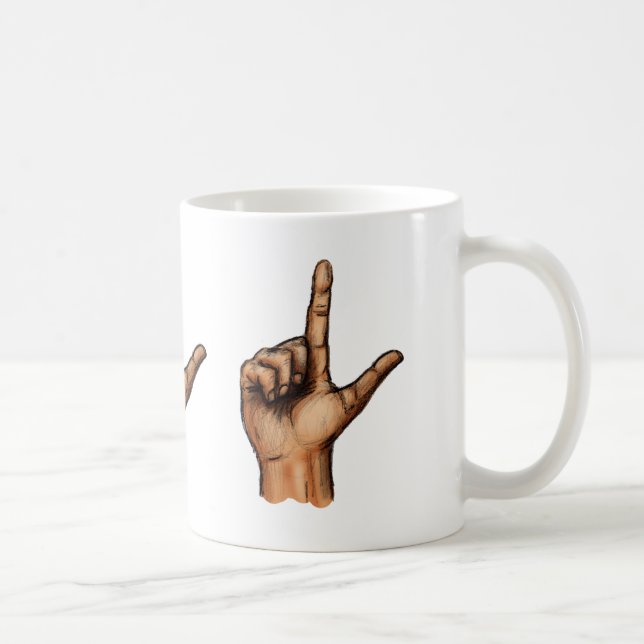 The Letter L Coffee Mug (Right)