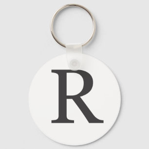 ‘the letter R’ Keychain