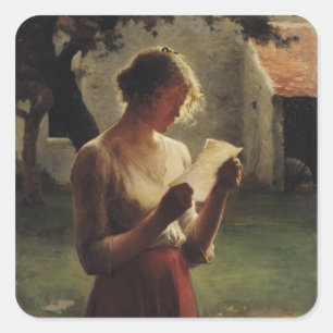 The Letter Square Sticker