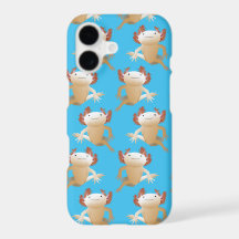 The Leucistic Axolotl Phone Case