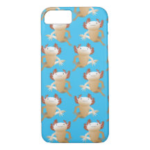 The Leucistic Axolotl Phone Case