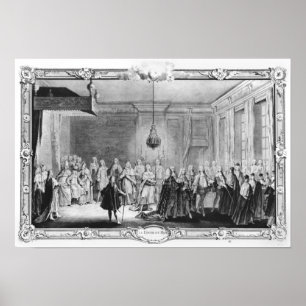 The Levee of King Louis XV Poster