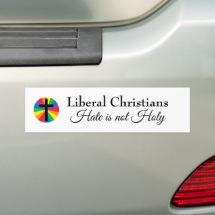 The Liberal Christian bumper sticker