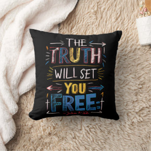 The Liberating Truth Throw Pillow