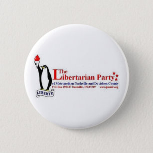 The Libertarian Party 2 Inch Round Button