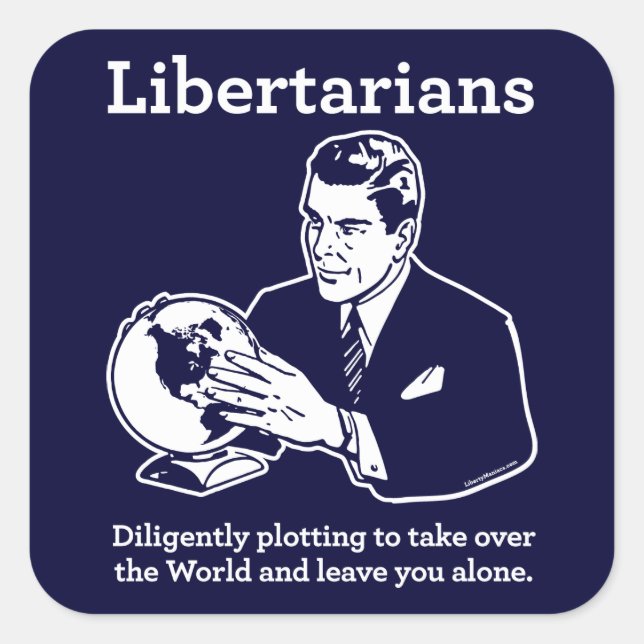 The Libertarian Plot Sticker (Front)