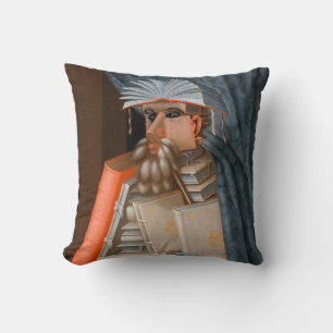 The Librarian c. 1566 by Giuseppe Arcimboldo Throw Pillow