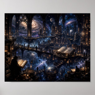 The Library Between Worlds Poster