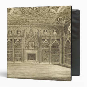 The Library, engraved by Godfrey, from 'Descriptio Binder