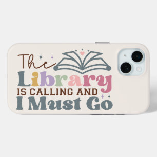 The Library is Calling and I Must Go iPhone 15 Mini Case