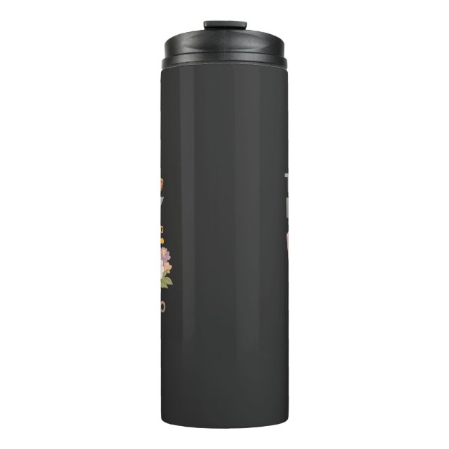 THE LIBRARY IS CALLING AND I MUST GO THERMAL TUMBLER (Front)