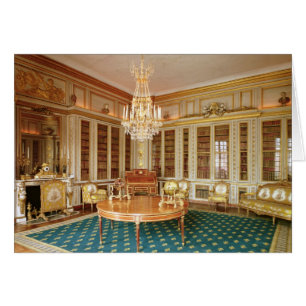 The library of Louis XVI  decorated in 1781