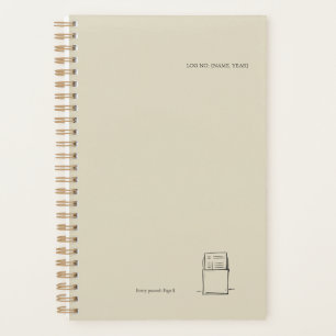 The Library Stamp Minimalist Book Lover Planner