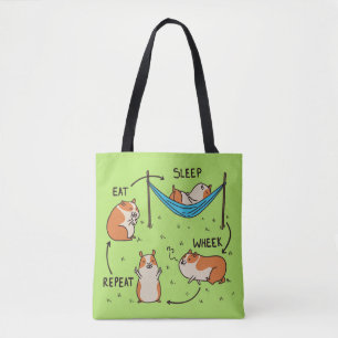 The life cycle of a Guinea Pig Tote Bag