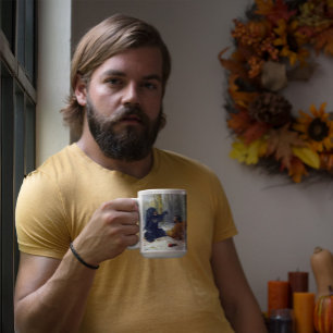 The Life of a Hunter  A Tight Fix Arthur Tait 1856 Coffee Mug