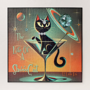 The Life Of A Showgirl Cat Jigsaw Puzzle
